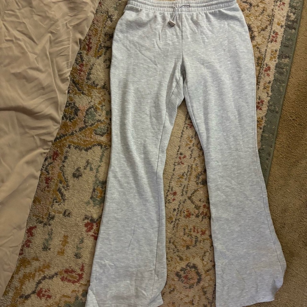 PacSun Light Gray Flared Joggers
